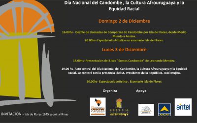 3 de Diciembre – Día Nacional del Candombe , la Cultura Afrouruguaya y la Equidad Racial