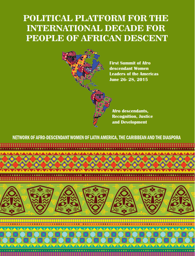 Plataforma Política Mujeres Afrodescendientes / Political Plattform Afro-Descendant Women